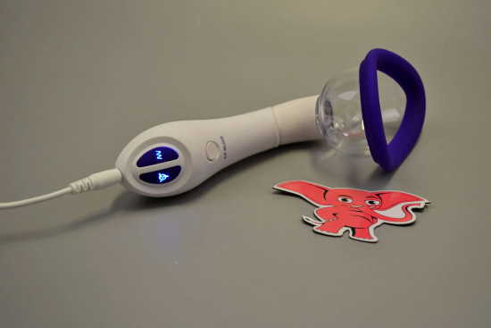 Automatska vibrirajuća pumpica za vaginu, klitoris i bradavice Multiple Euphoria, crvena