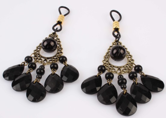 Stezaljke za bradavice Black Jewel