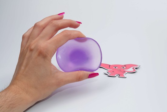 Amethyst Delight gel analni čep, S