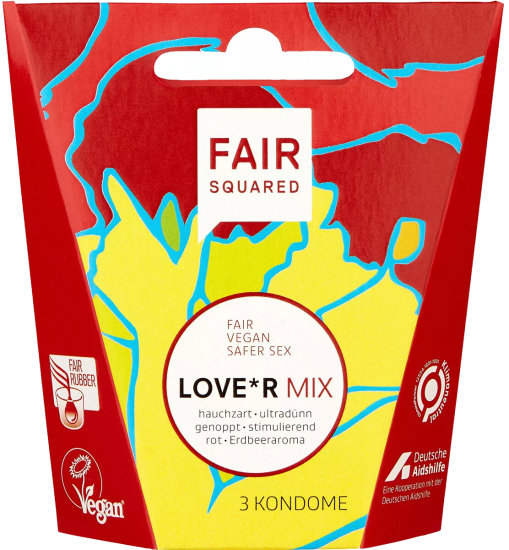 Fair Squared Single: Love*r Mix condoms 50 pcs
