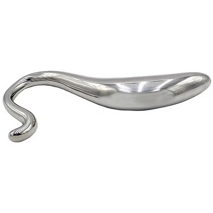 ROUGE Stainless Steel Hollow Curved Wand In Case