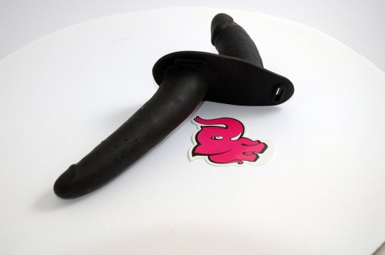 Penis na kopču Double Black