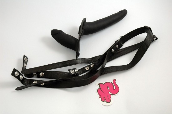 Penis na kopču Double Black