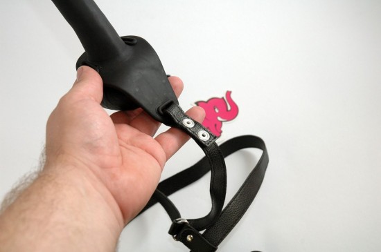 Penis na kopču Double Black