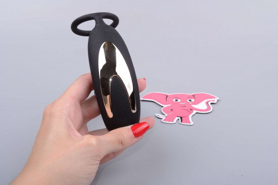 Analni čep za elektroseks Load of Pleasure s prstenom za erekciju i daljinskim upravljačem (14,5 cm)