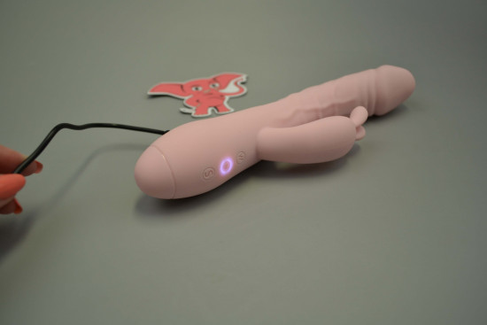 Pulzie Bunny klitoralni pulsator bez upotrebe ruku (22 cm)
