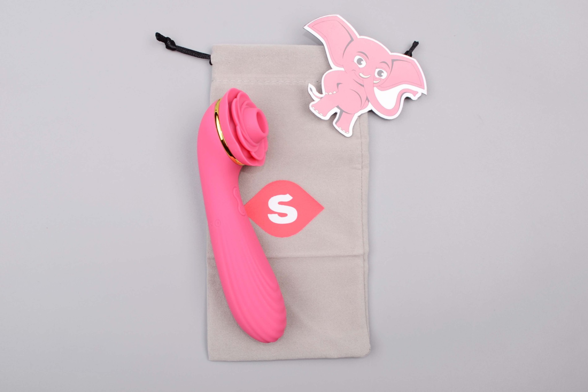 Obožavajte Lilien II. vibrator pod pritiskom (15 cm), Torba za igračke