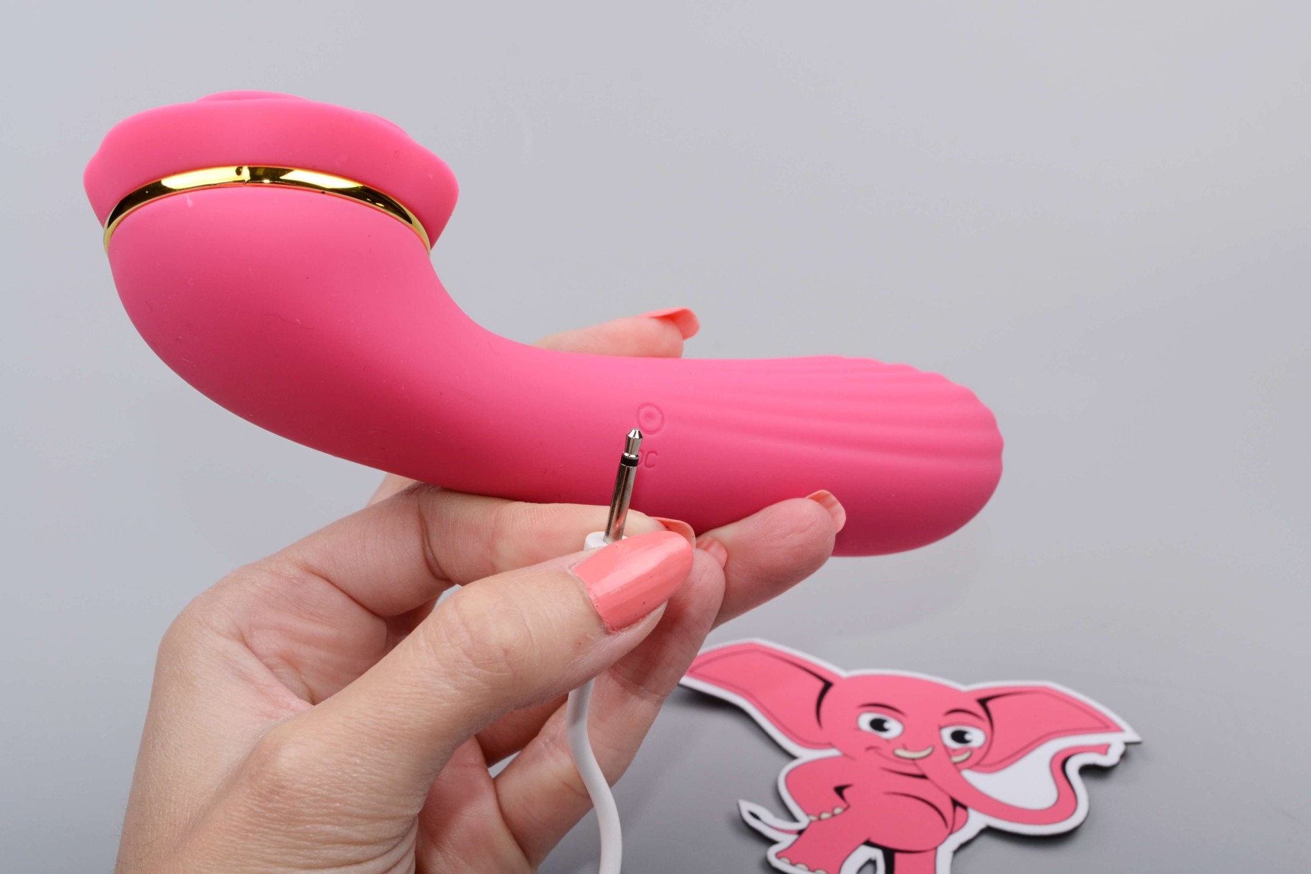 Obožavajte Lilien II. tlačni vibrator (15 cm), punjenje