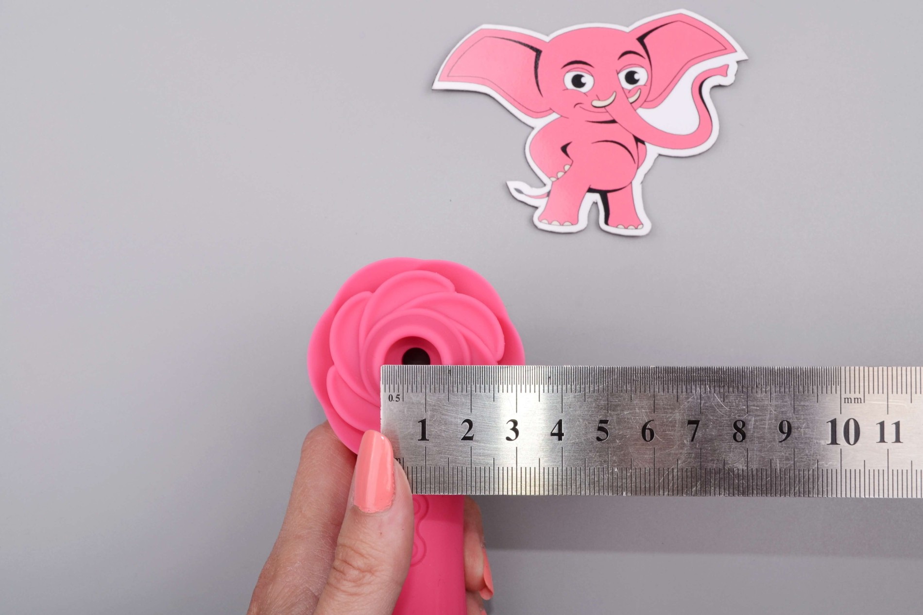 Obožavajte Lilien II. tlačni vibrator (15 cm), mer