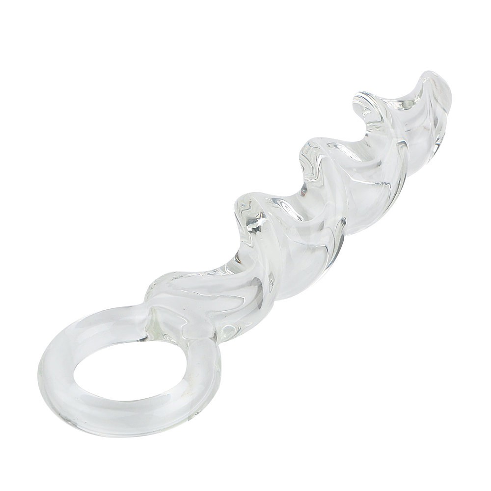 Stakleni dildo Heaven Gate (16 cm)