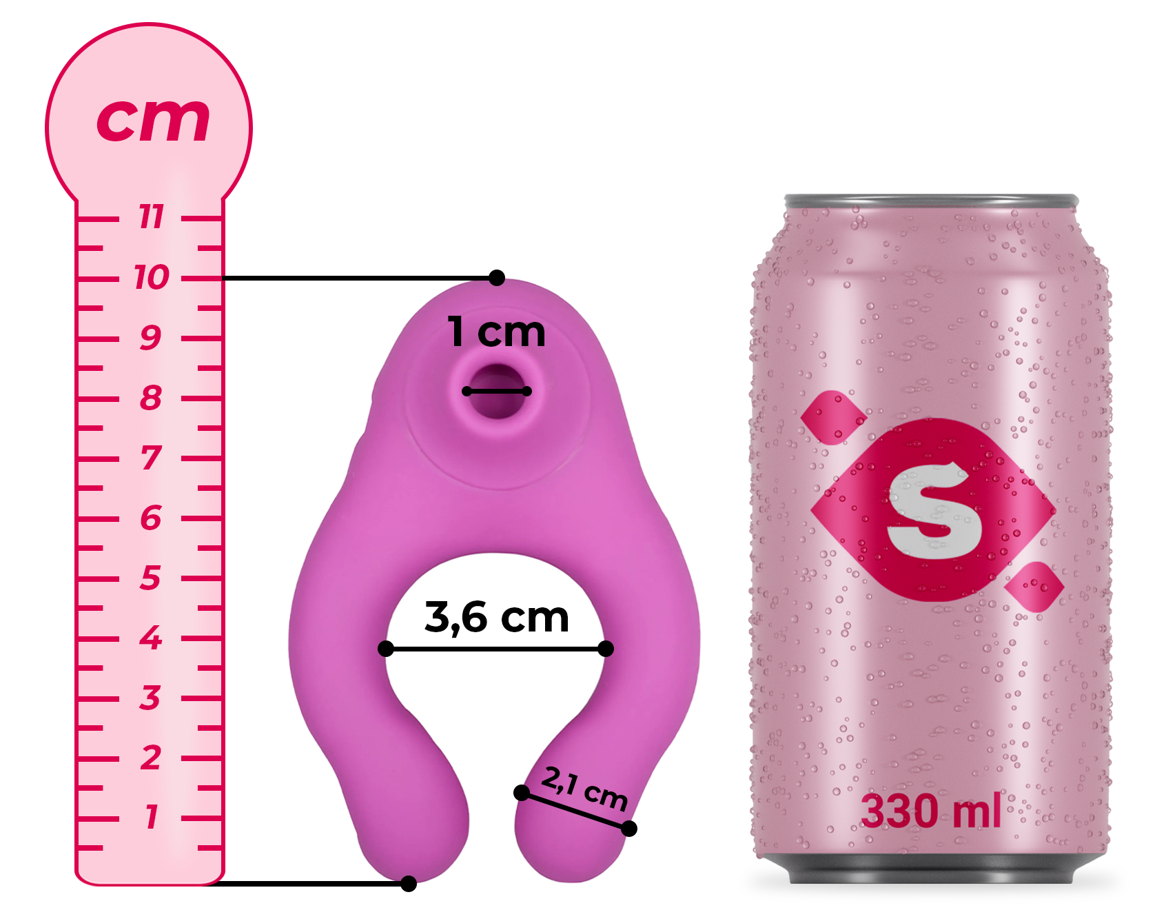 Adore U Nite Pressure Partner vibrator + poklon torbica za igračke