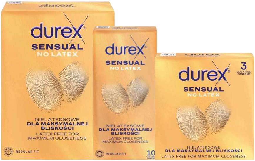 DUREX Sensual No Latex – kondomi bez lateksa