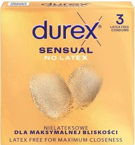 DUREX Sensual No Latex – kondomi bez lateksa