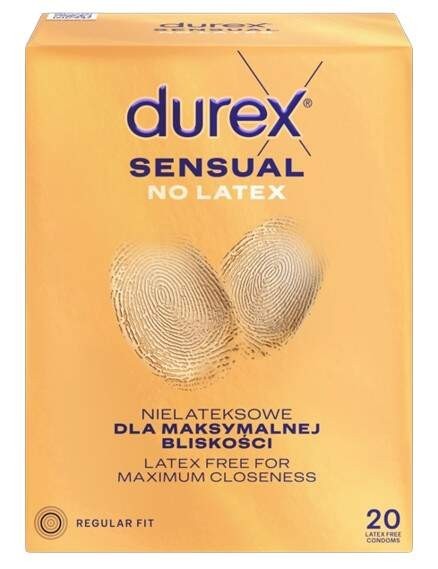DUREX Sensual No Latex – kondomi bez lateksa