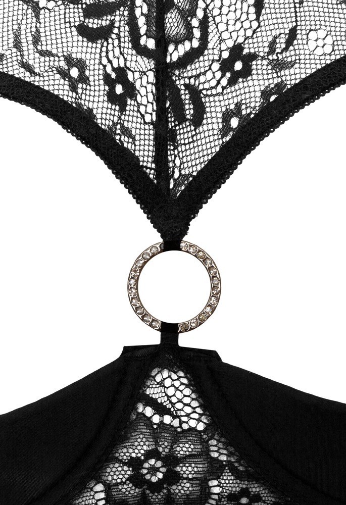 Cottelli shelf bra with string
