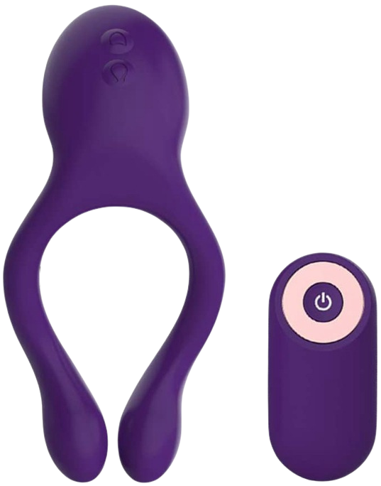 Dvostrani vibrator za par s daljinskim upravljačem (13,5 cm)