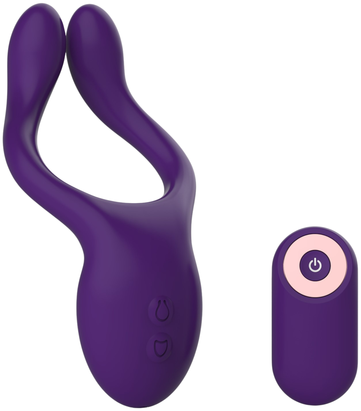 Dvostrani vibrator za par s daljinskim upravljačem (13,5 cm)