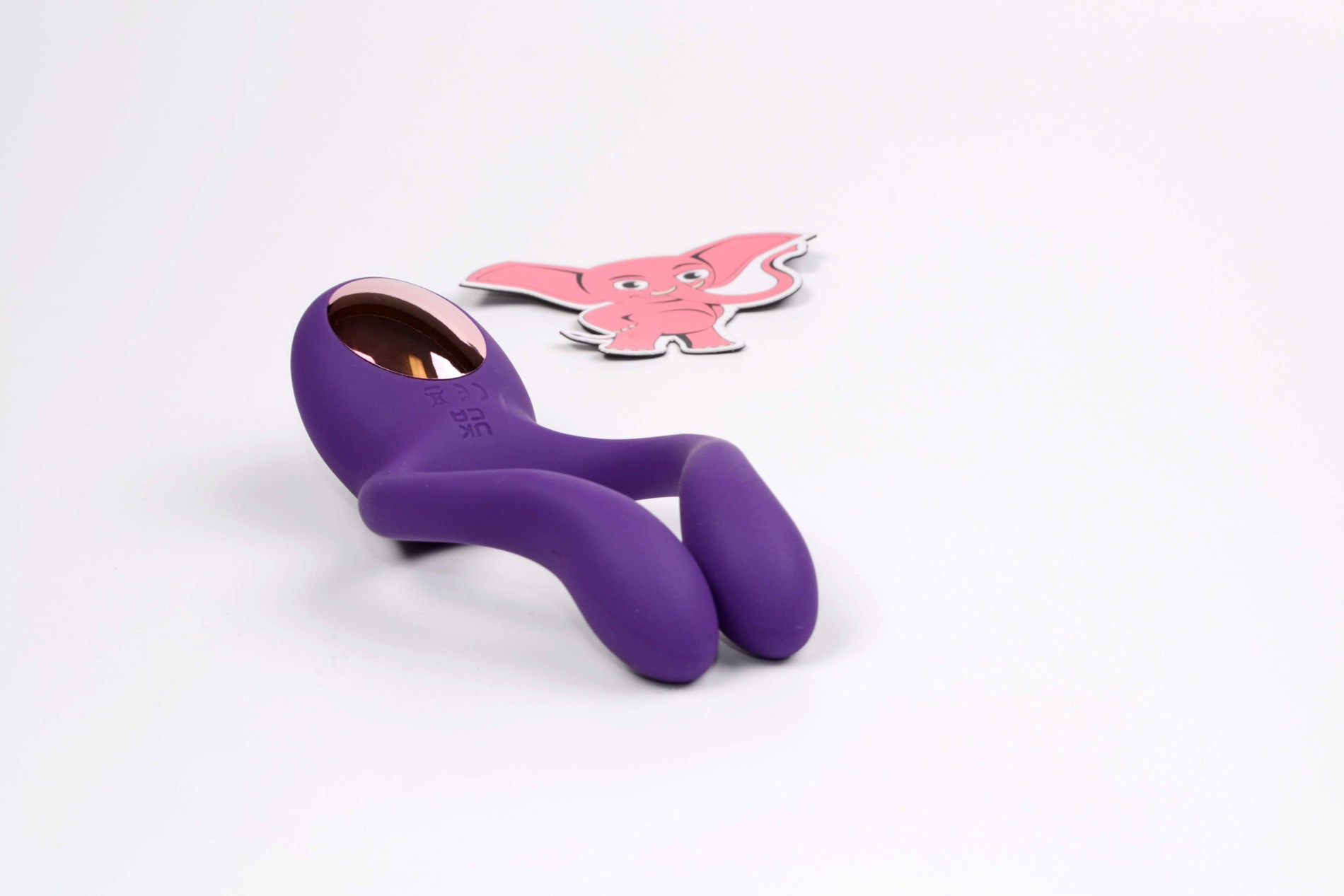 Dvostrani vibrator za par s daljinskim upravljačem (15 cm)