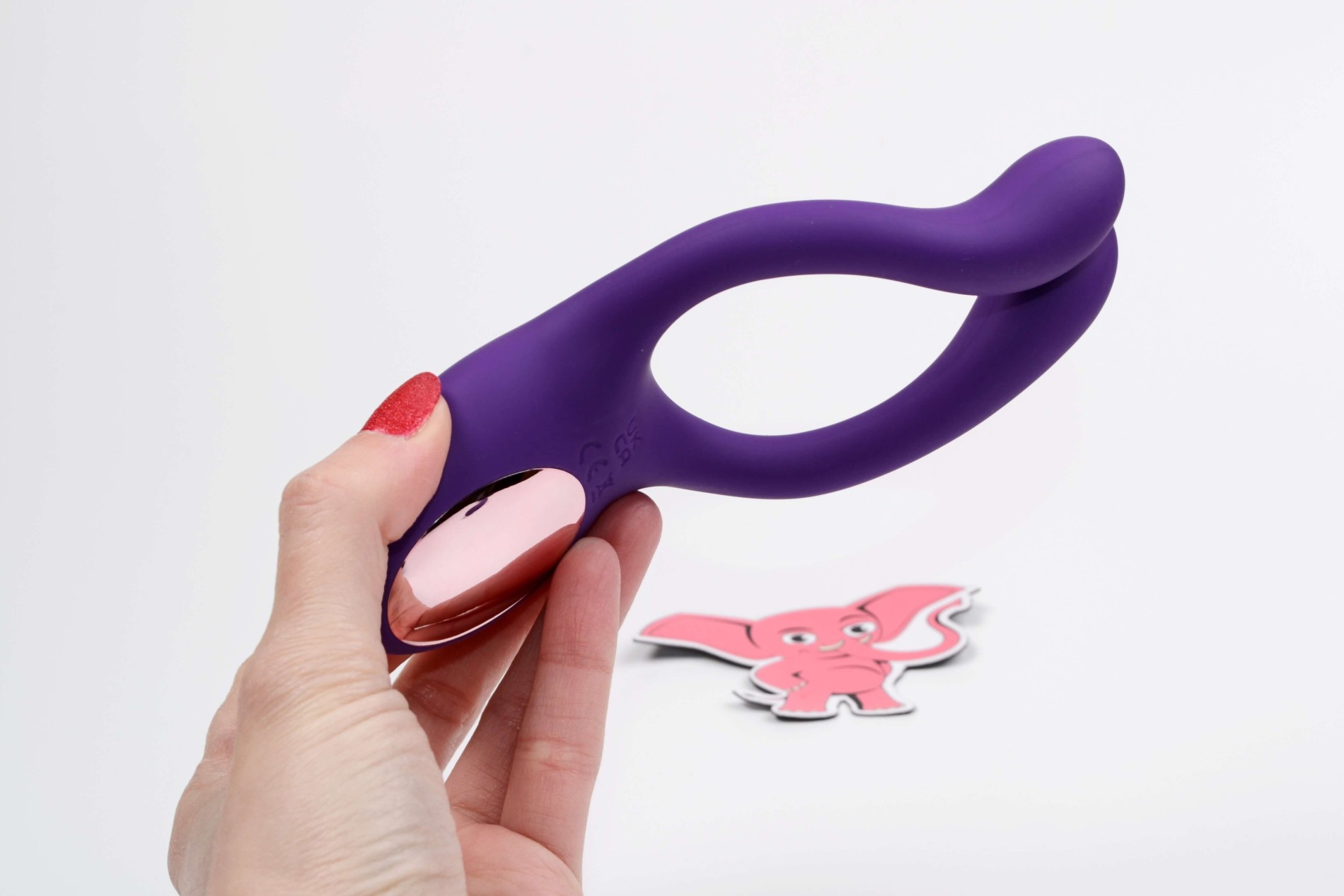 Dvostrani vibrator za par s daljinskim upravljačem (15 cm)