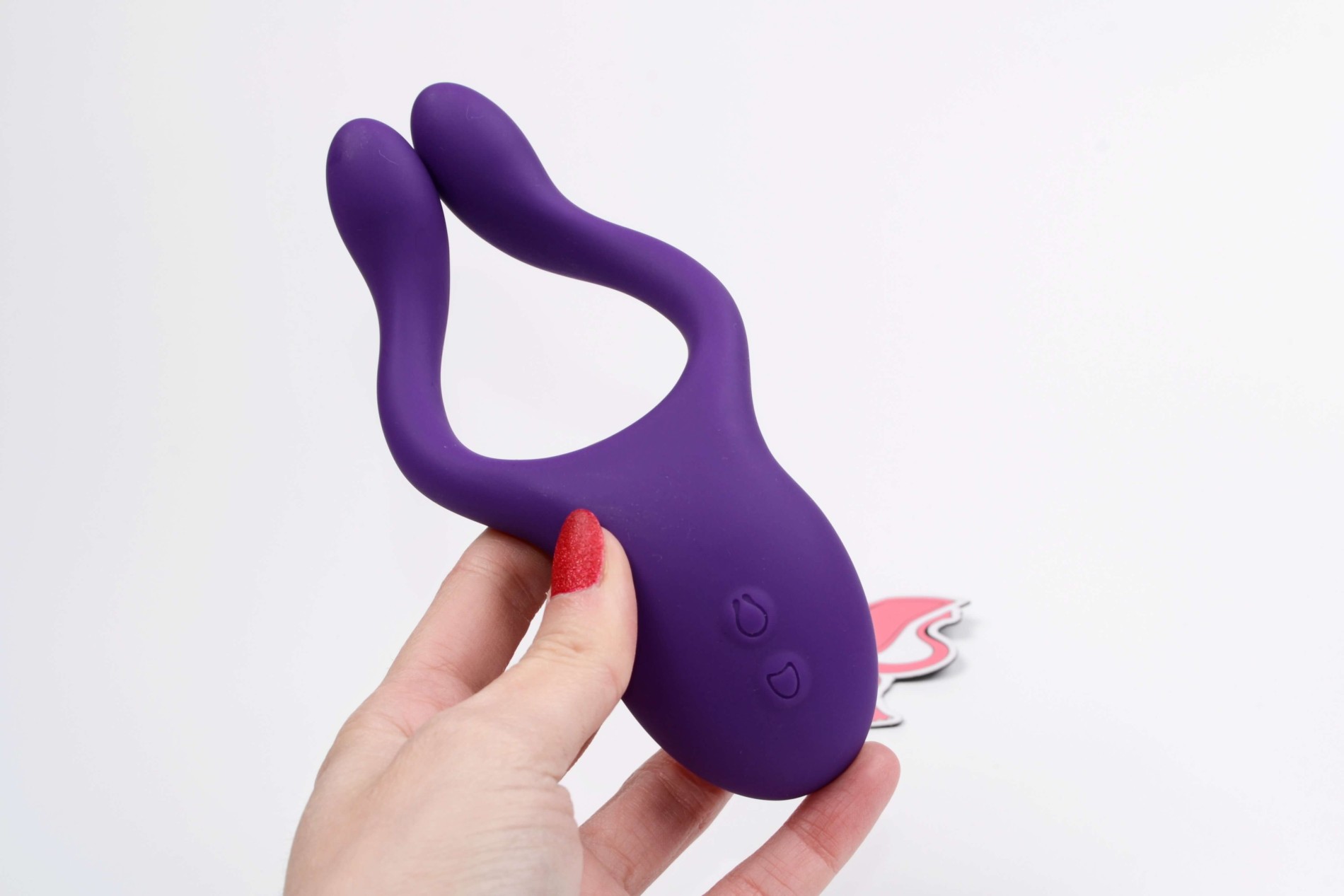 Dvostrani vibrator za par s daljinskim upravljačem (15 cm)
