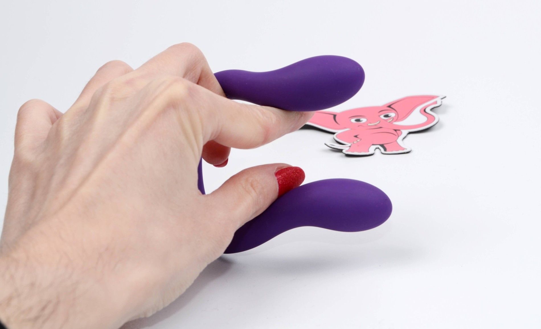 Dvostrani vibrator za par s daljinskim upravljačem (15 cm)