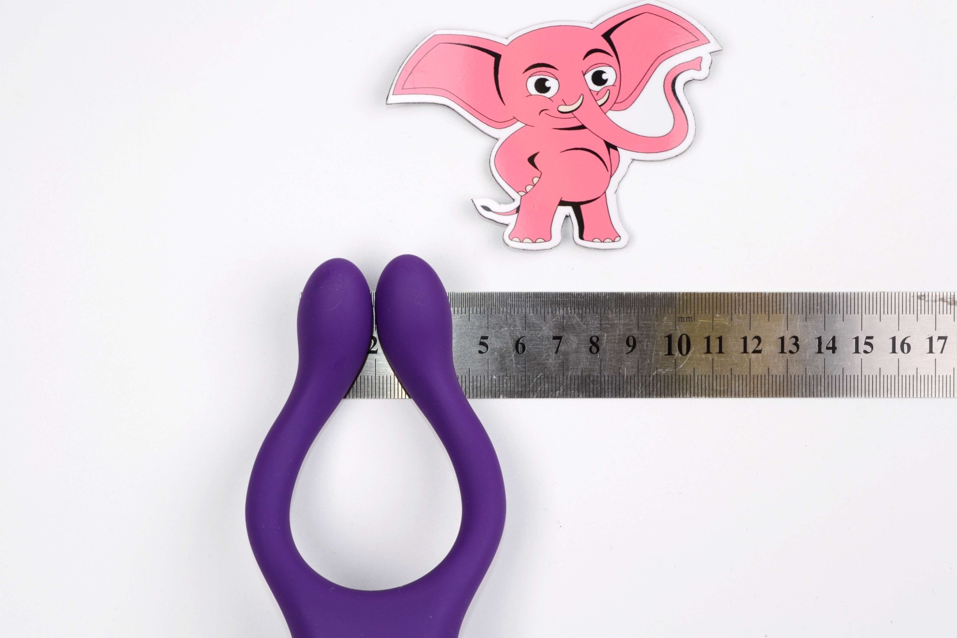 Dvostrani vibrator za par s daljinskim upravljačem (15 cm)