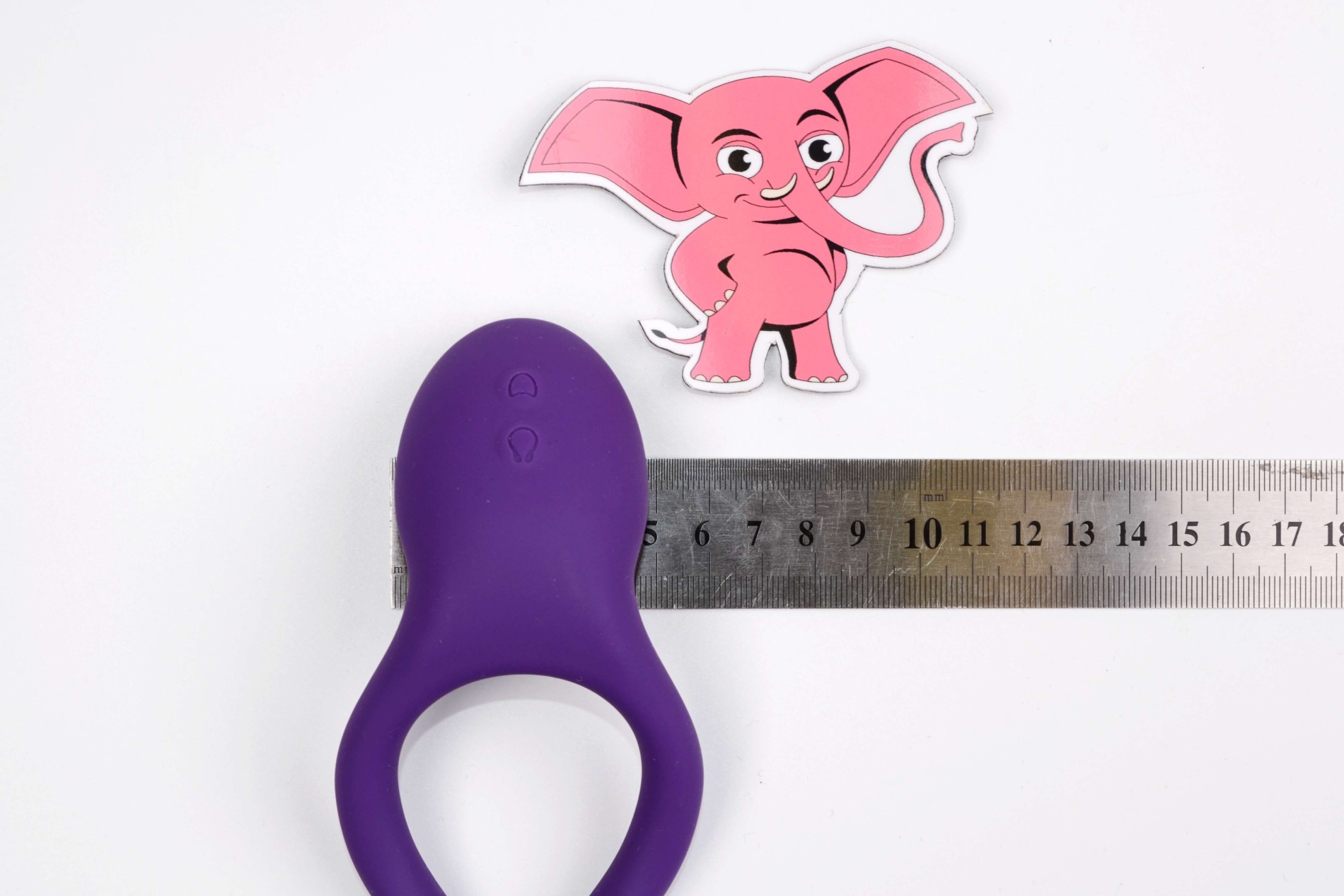 Dvostrani vibrator za par s daljinskim upravljačem (15 cm)