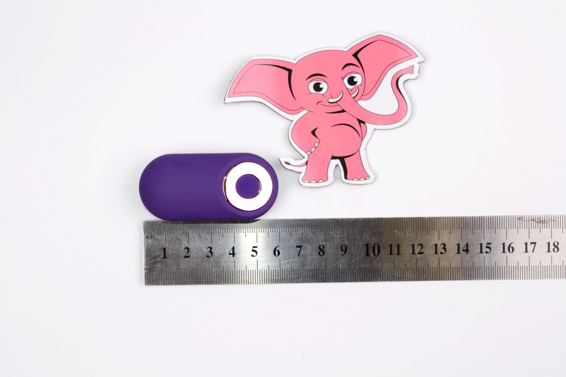 Dvostrani vibrator za par s daljinskim upravljačem (15 cm)