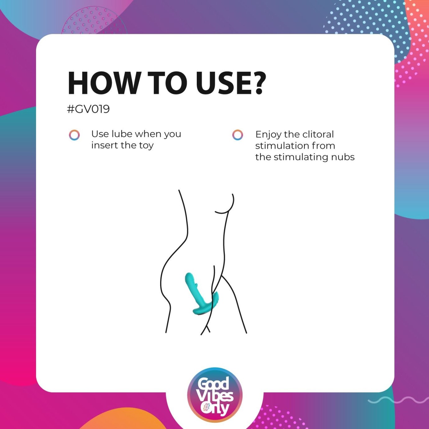GOOD VIBES ONLY - Gina Vibrirajući G-točka Vibrator