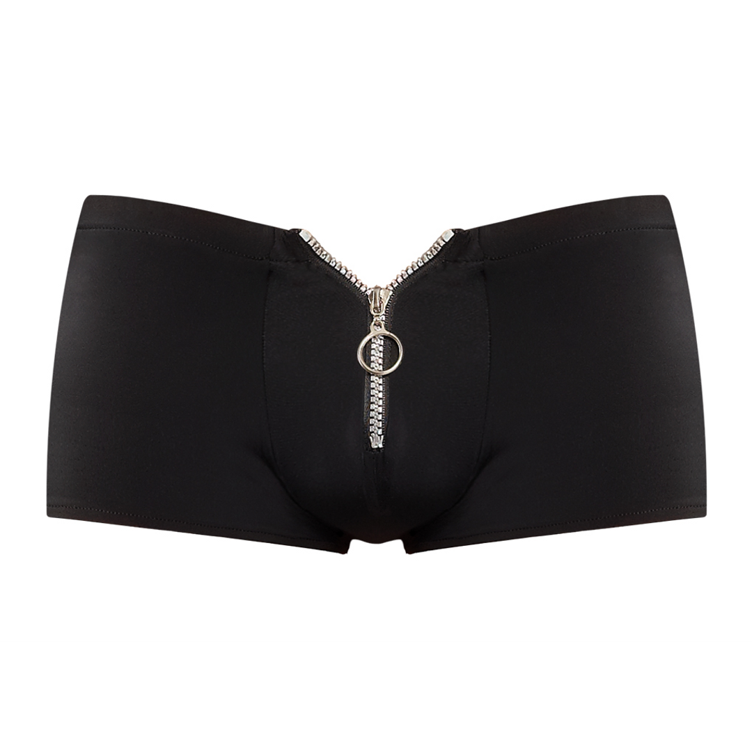 Šortsevi s patentnim zatvaračem - L/XL - Crna