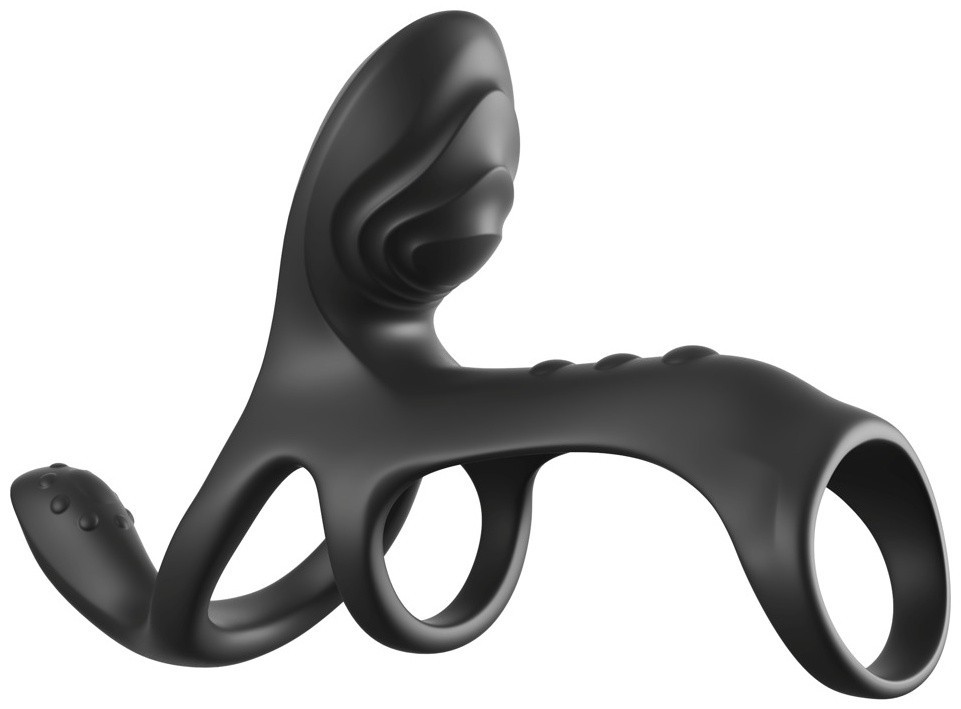 Vibrirajući navlaka za penis Ultimate Couples Cage Max