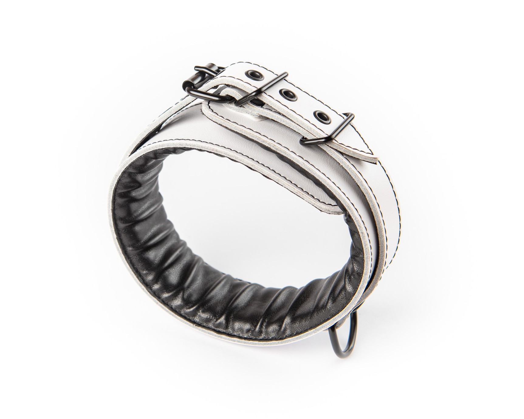 Bijela kožna ogrlica Sexy Elephant – Aria Collar