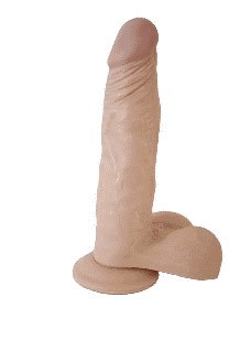 Dildo 22cm sa vakuumom i testisima