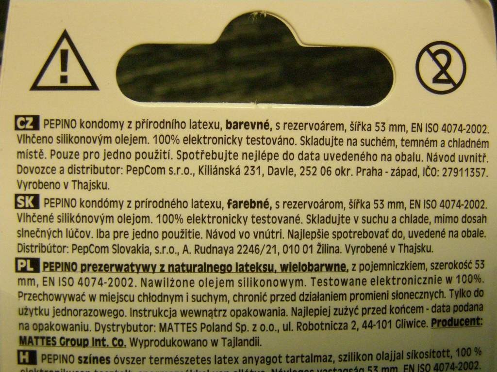 Pepino Colour u boji - 3 kom kondoma