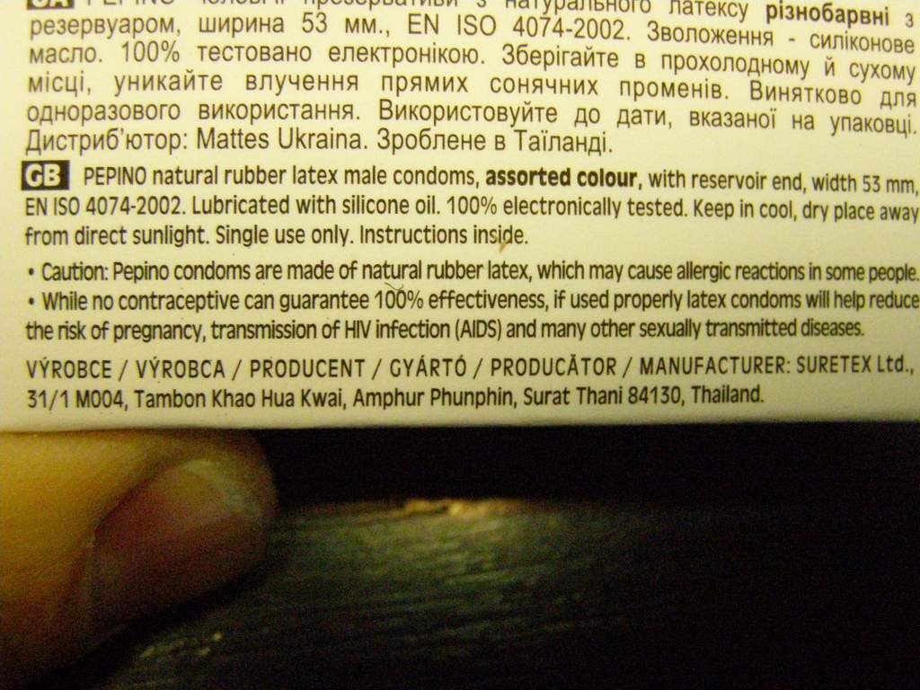 Pepino Colour u boji - 3 kom kondoma