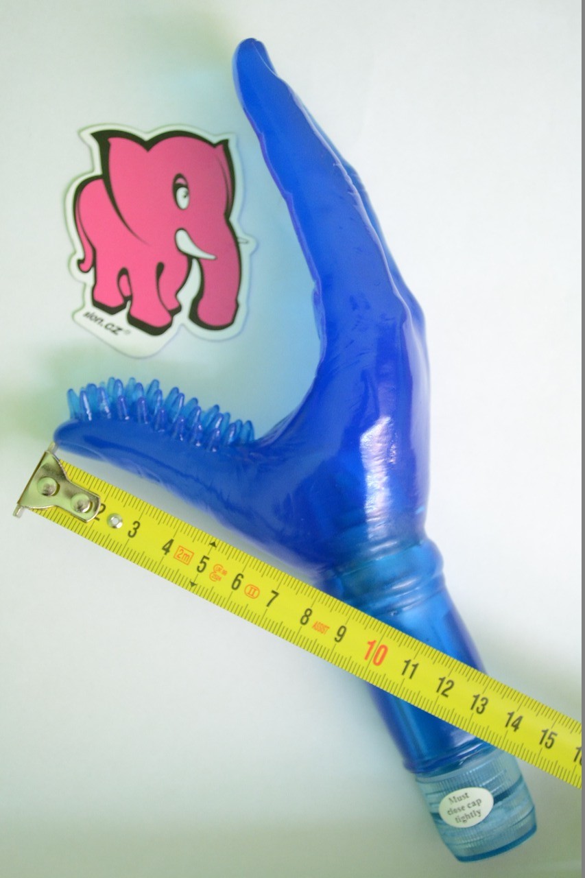 vibrator Blue Hand dimenzija