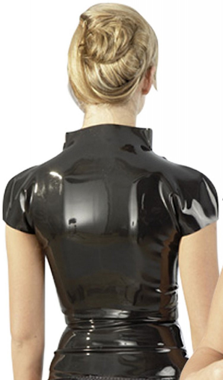 Lateks majica s patentnim zatvaračem