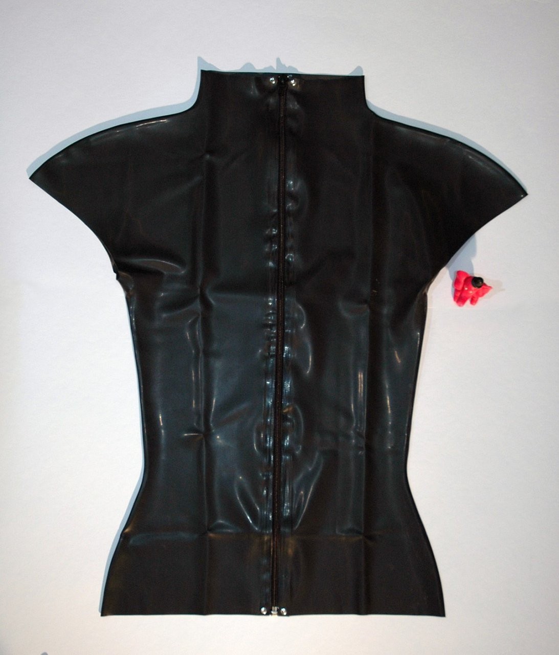 Lateks majica s prednjim patentnim zatvaračem