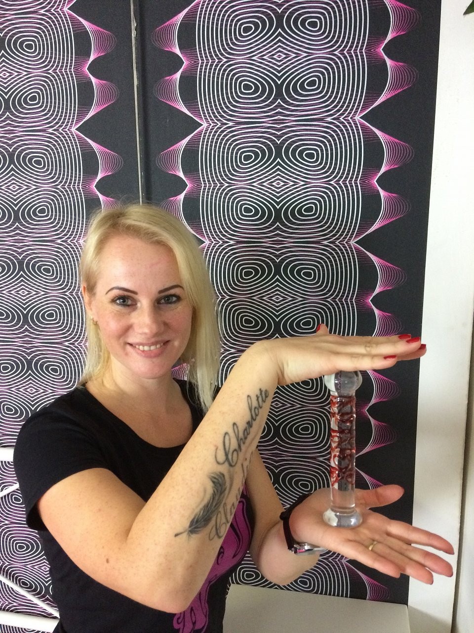 Veronika i Arts Clair Amour stakleni dildo