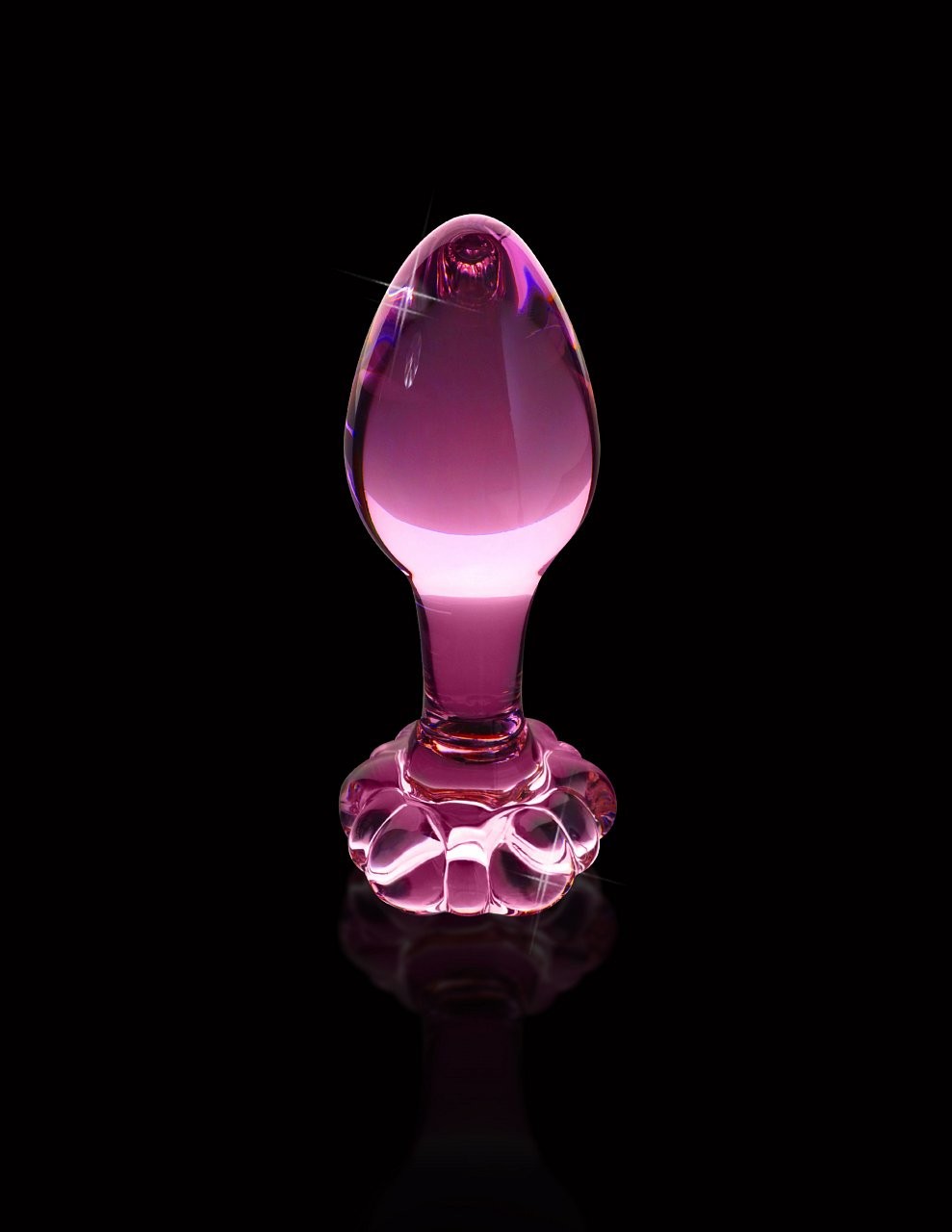 Analni čep Flower Glass Plug