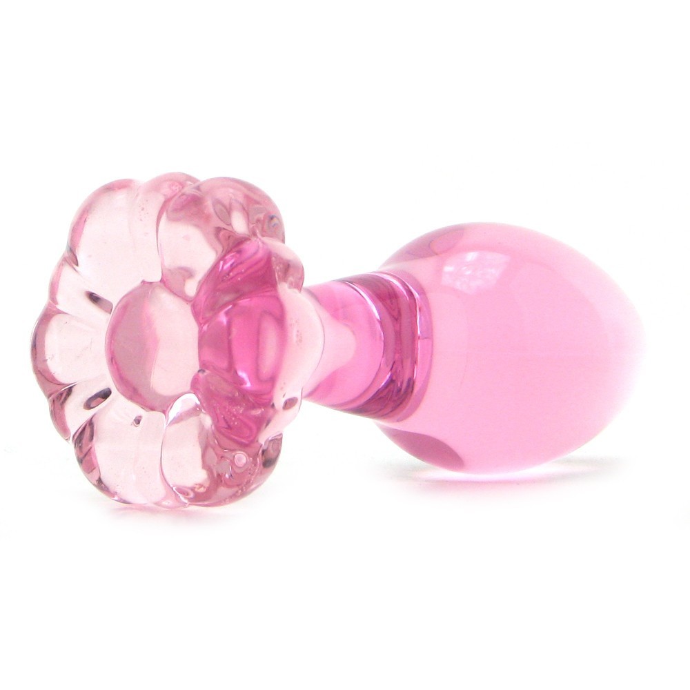 Analni čep Flower Glass Plug
