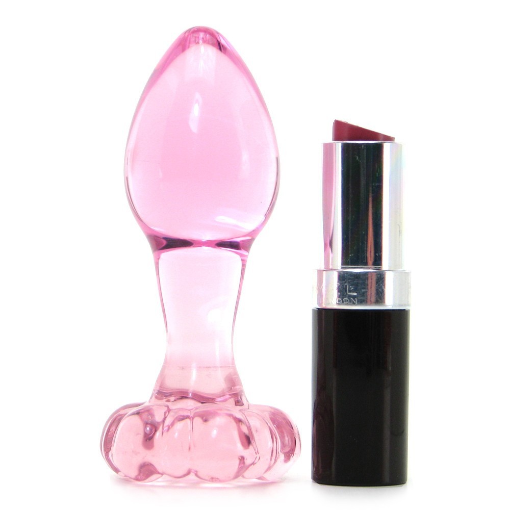 Analni čep Flower Glass Plug