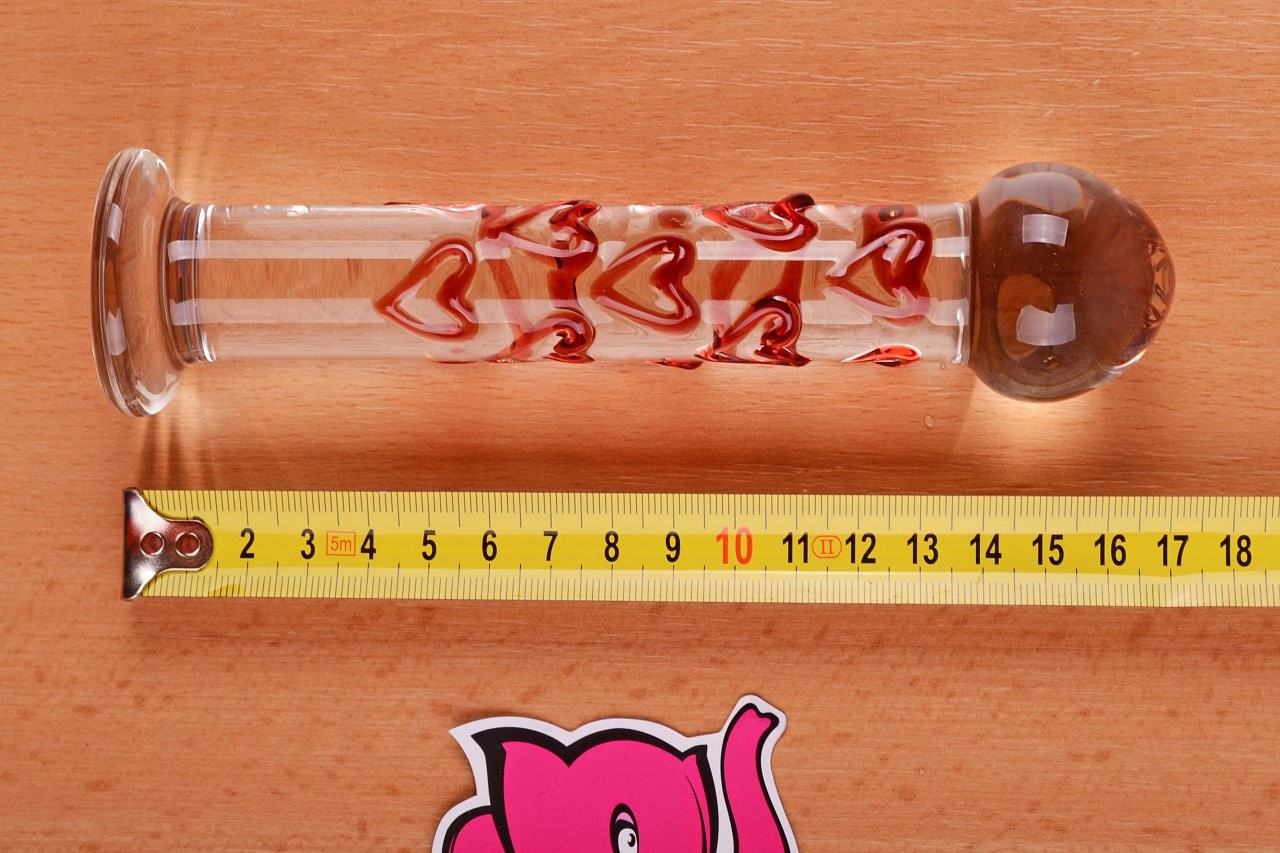 Arts Clair Amour stakleni dildo s metrom