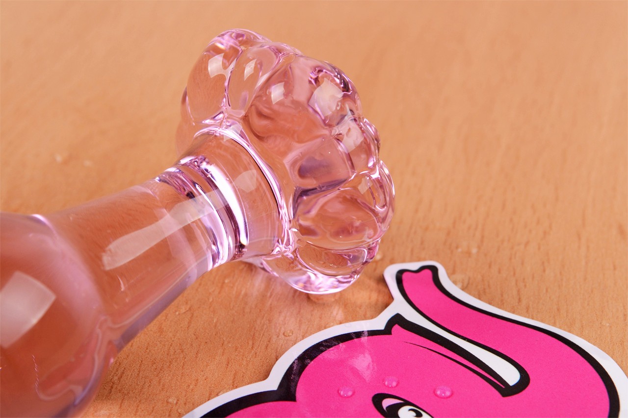 Analni čep Flower Glass Plug