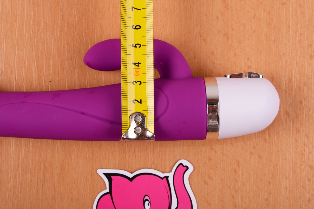 BOOM Delight vibrator - promjer s izbočinom