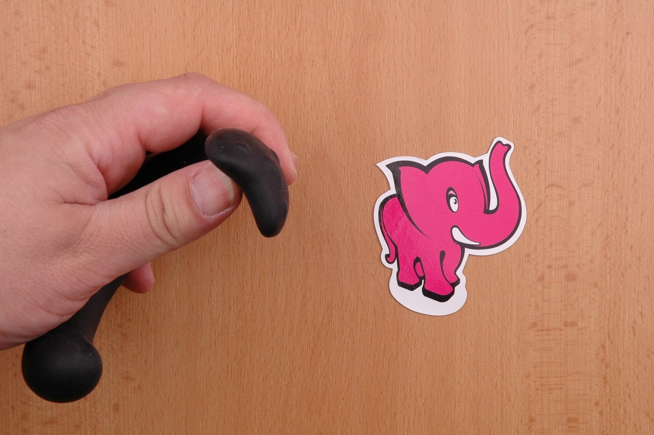 Prock masaža prostate analni čep, savijanje u ruci