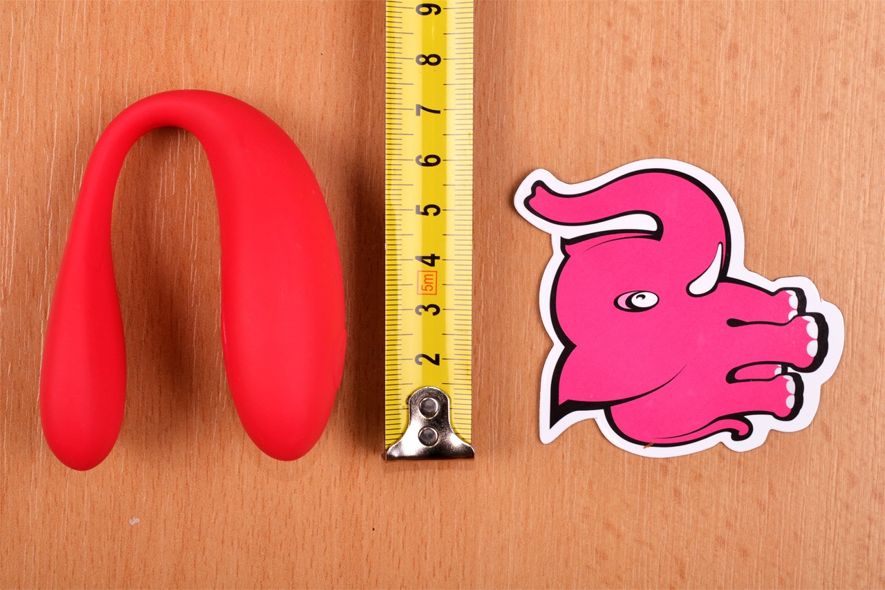 Sweet Smile We-Vibe vibrator - mjerimo visinu