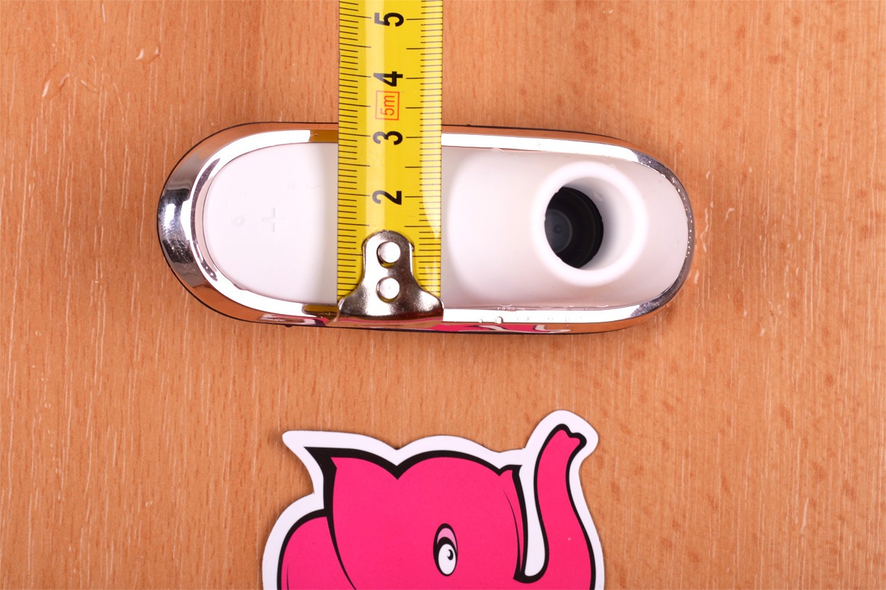 Satisfyer Pro Traveler, promjer srednjeg dijela od vrha