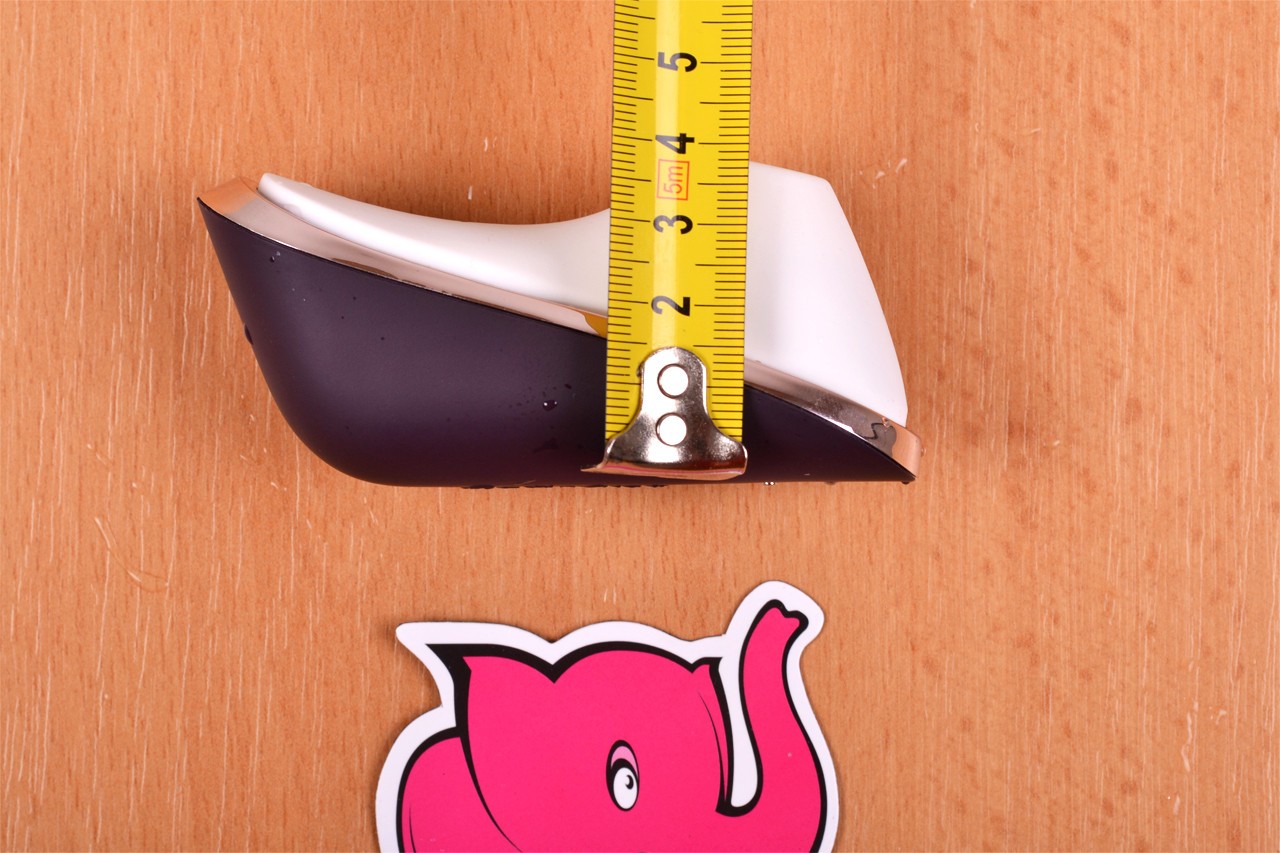 Satisfyer Pro Traveler, promjer srednje strane