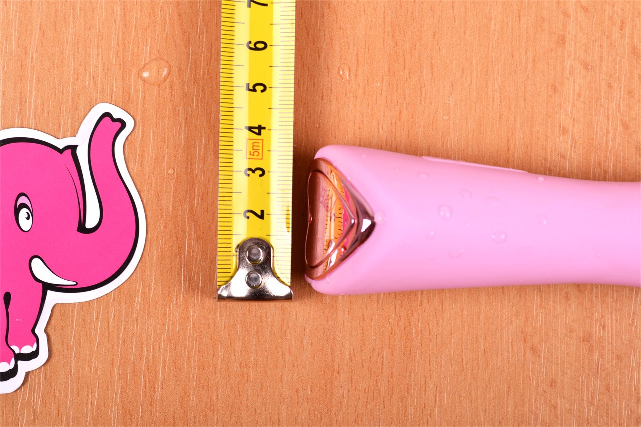 Silikonski vibrator Pink Lover, promjer ručke